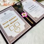 Luxury Customized Red Premium Nikah Booklet Marriage Certificate | Bangladesh - Image 2