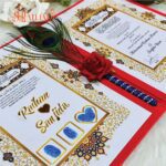 Luxury Customized Red Premium Nikah Booklet Marriage Certificate | Bangladesh - Image 4