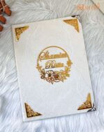 Luxury Customized White Nikah Booklet Marriage Certificate | Bangladesh - Image 4