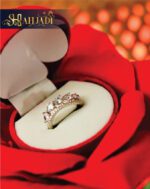 Rose Shape Red Velvet Ring & Earring Gift Box - Image 14