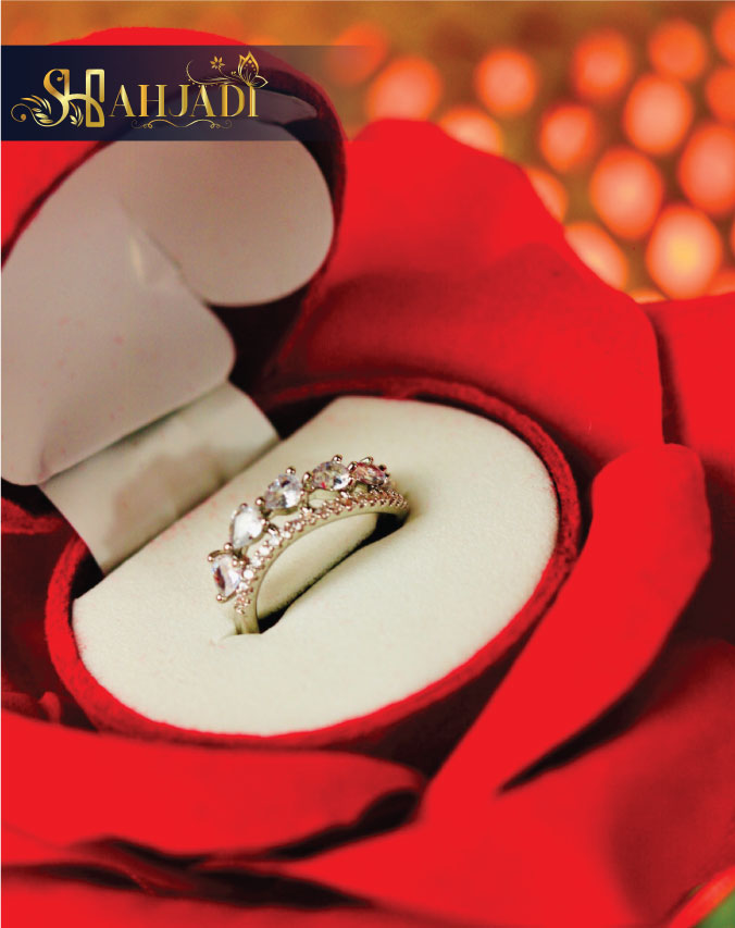 বিয়ের সকল আয়োজনের নির্ভরযোগ্য ঠিকানা ... Shahjadi BD Rose-Shape-Red-Velvet-Ring-14
